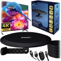 Antena wewnętrzna zewnętrzna TV ultra HD 4K Berdsen BD-955 czarna Antena wewnętrzna zewnętrzna TV ultra HD 4K Berdsen BD-955 czarna