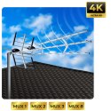 Antena zewnętrzna kierunkowa TV ultra HD 4K Berdsen BD-952 Antena zewnętrzna kierunkowa TV ultra HD 4K Berdsen BD-952