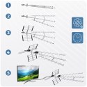 Antena zewnętrzna kierunkowa TV ultra HD 4K Berdsen BD-952 Antena zewnętrzna kierunkowa TV ultra HD 4K Berdsen BD-952
