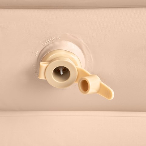 Nc2808 Materac Dwuosobowy King Size Beżowy + Pompka Elektryczna Nils Camp