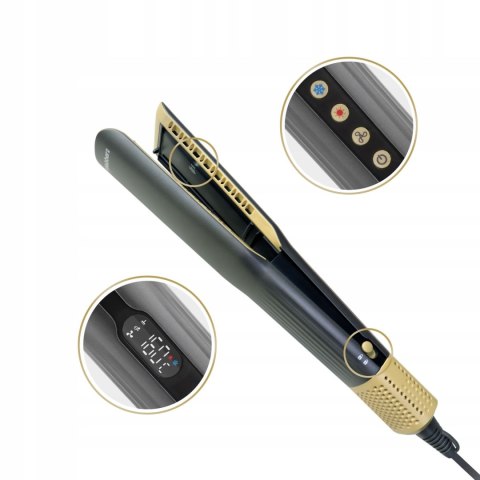 Prostownica do włosów WEBBER HS700 2w1 Wet2Dry LCD jonizacja BLDC