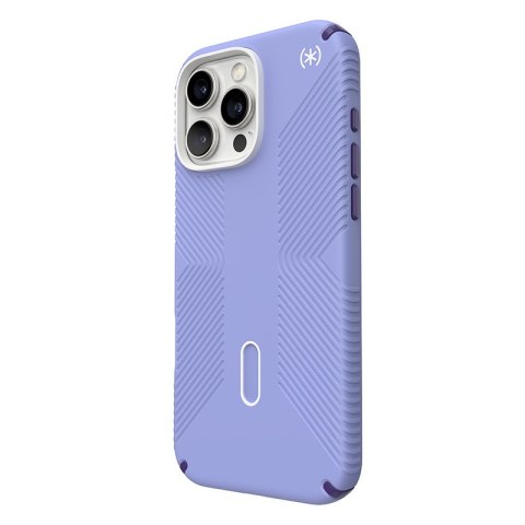 Speck Presidio2 Grip ClickLock & MagSafe - Etui iPhone 16 Pro Max (Future Lavender / Cassis Purple / White)