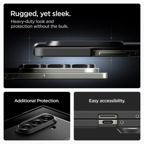 Spigen Tough Armor Pro Mag MagSafe - Etui do Samsung Galaxy Z Fold 7 (Black)
