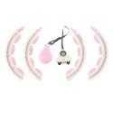 ZESTAW HULA HOP HHW06 PINK Z PIŁKĄ GRAWITACYJNĄ I LICZNIKIEM HMS + PAS BR163 BLACK PLUS SIZE