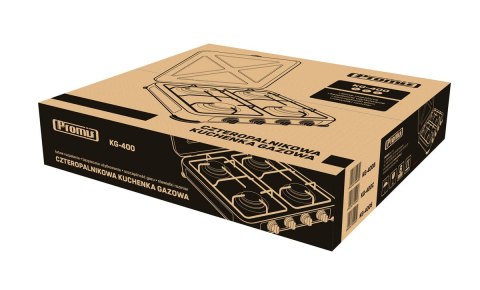 Kuchenka gazowa PROMIS KG400 CZARNY BEZ REDUKTORA