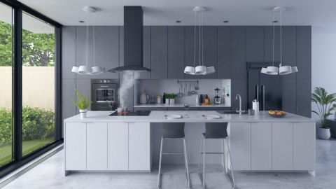 Okap kuchenny wyspowy 90 cm Berdsen BT-225