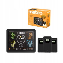 Stacja pogodowa METEO SP301 DCF 3 czujniki barometr higrometr