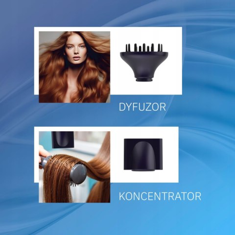 Suszarka i stylizator WEBBER CELIA HD-1298 5w1 1000W jonizacja