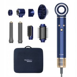 Suszarka do włosów Webber HD4 PRO 8w1 1300W jonizacja BLDC etui