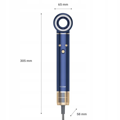 Suszarka do włosów Webber HD4 PRO 8w1 1300W jonizacja BLDC etui
