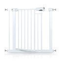 Bramka zabezpieczająca Nukido biała regulowana magnetyczna 108 cm