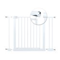 Bramka zabezpieczająca Nukido biała regulowana magnetyczna 108 cm