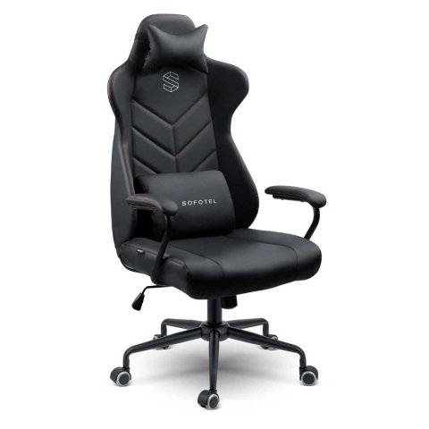 Fotel biurowy Sofotel Werona czarny 2580 ergonomiczny z poduszkami Fotel biurowy Sofotel Werona czarny 2580 ergonomiczny z poduszkami