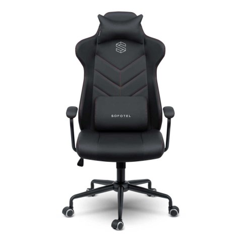 Fotel biurowy Sofotel Werona czarny 2580 ergonomiczny z poduszkami Fotel biurowy Sofotel Werona czarny 2580 ergonomiczny z poduszkami