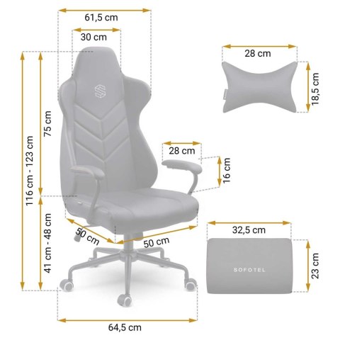 Fotel biurowy Sofotel Werona czarny 2580 ergonomiczny z poduszkami Fotel biurowy Sofotel Werona czarny 2580 ergonomiczny z poduszkami