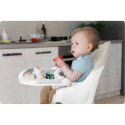 Krzesełko do karmienia ze stolikiem + śliniaczek Milo Ricokids szary Krzesełko do karmienia ze stolikiem + śliniaczek Milo Ricokids szary