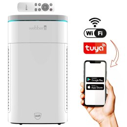 Oczyszczacz powietrza Webber AP9800 Wi-Fi HEPA13 jonizator dla Alergika