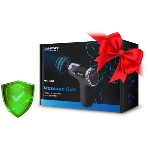 NS-500 pistolet do masażu Neo-Sport 8 głowic USB-C cichy 2h pracy NS-500 pistolet do masażu Neo-Sport 8 głowic USB-C cichy 2h pracy