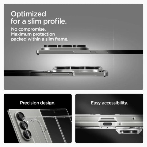 Spigen Airskin Mag MagSafe - Etui do Samsung Galaxy Z Fold 7 (Clear/White) Spigen Airskin Mag MagSafe - Etui do Samsung Galaxy Z Fold 7 (Clear/White)