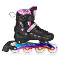 NH10905 4w1 ŁYŻWOROLKI LED RÓŻOWE Z WYM. PŁOZĄ HOKEJOWĄ RAINBOW ROZM. L(39-42) NILS EXTREME NH10905 4w1 ŁYŻWOROLKI LED RÓŻOWE Z WYM. PŁOZĄ HOKEJOWĄ RAINBOW ROZM. L(39-42) NILS EXTREME