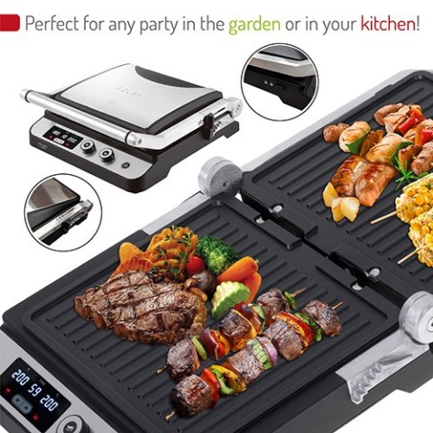 AD 3059 Grill elektryczny led 2w1