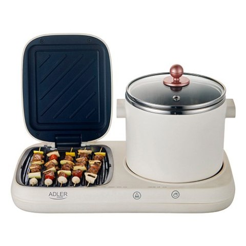 AD 6421 Stacja śniadaniowa 2 w 1 - grill i garnek do gotowania