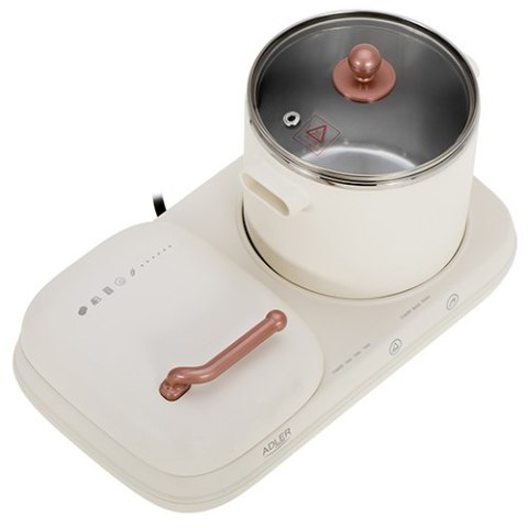 AD 6421 Stacja śniadaniowa 2 w 1 - grill i garnek do gotowania