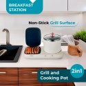 AD 6421 Stacja śniadaniowa 2 w 1 - grill i garnek do gotowania