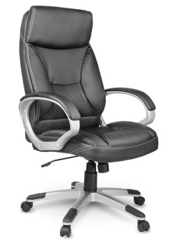 Fotel biurowy Sofotel EG-223 czarny skórzany ergonomiczny TILT