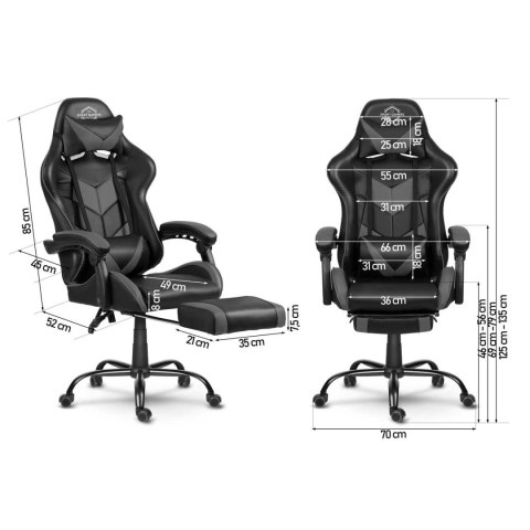 Fotel biurowy ergonomiczny Sofotel regulowany z podnośnikiem gazowym gaming Fotel biurowy ergonomiczny Sofotel regulowany z podnośnikiem gazowym gaming