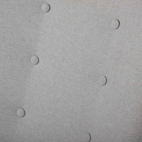 Fotel uszak z podnóżkiem NORSE jasny szary tkanina bukowe nogi