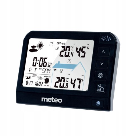Stacja pogodowa METEO SP204 higrometr barometr czujnik zewnętrzny DCF Stacja pogodowa METEO SP204 higrometr barometr czujnik zewnętrzny DCF