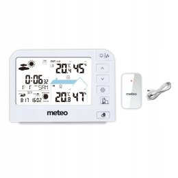Stacja pogodowa METEO SP204 barometr higrometr czujnik zewnętrzny DCF
