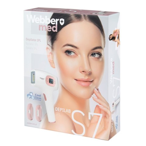 Depilator laserowy WEBBER S7 IPL CoolSkin twarz ciało bikini LCD