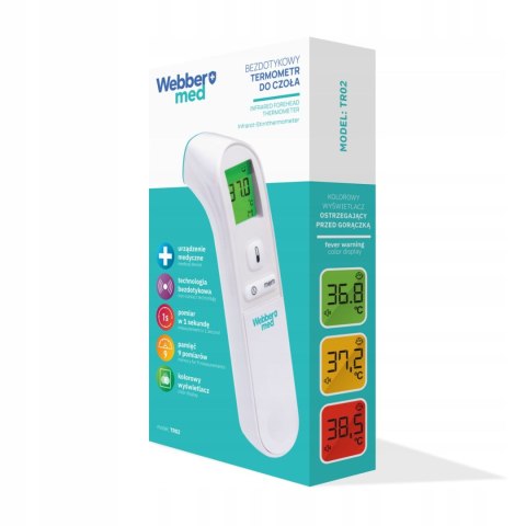 Webber MED TR02 termometr bezdotykowy na podczerwień czoło dzieci