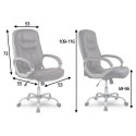 Fotel gabinetowy Sofotel 355 czarny skórzany ergonomiczny TILT Fotel gabinetowy Sofotel 355 czarny skórzany ergonomiczny TILT