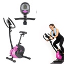 M9239V rower stacjonarny magnetyczny 9kg HMS fioletowy fitness