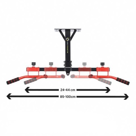 DD10 drążek do podciągania ścienno-sufitowy HMS premium z uchwytem na worek