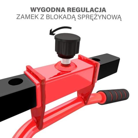 DD10 drążek do podciągania ścienno-sufitowy HMS premium z uchwytem na worek