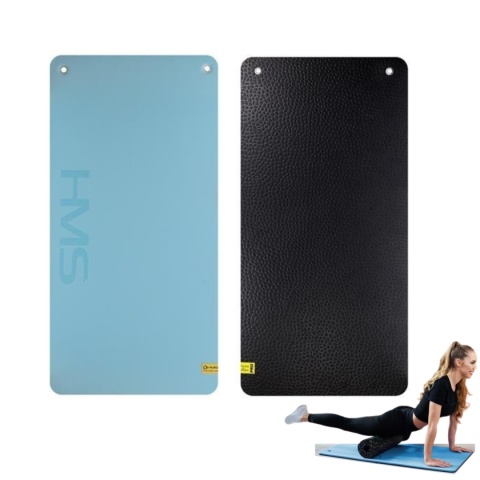 MFK02 mata fitness klubowa 120x60x2cm HMS premium blue-black TPE+EVA MFK02 mata fitness klubowa 120x60x2cm HMS premium blue-black TPE+EVA