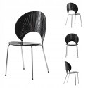 Krzesło Corvara nowoczesne z polycarbonatu