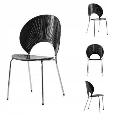 Krzesło Corvara nowoczesne z polycarbonatu