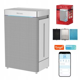 Webber AP9750 oczyszczacz-nawilżacz Wi-Fi HEPA13 400 m3/h 57 m2