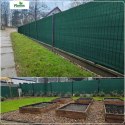 Siatka cieniująca 1,5x25m 140g/m2 + 50 zacisków zielona