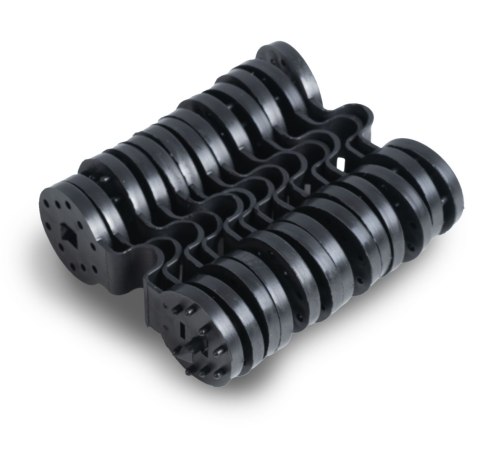 Siatka cieniująca 1,5x50m 140g/m2 + 50 zacisków zielona