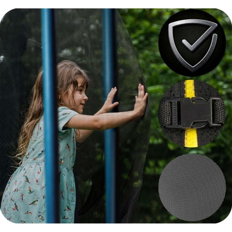 Trampolina ogrodowa 8ft/252cm z siatką wewnętrzną i drabinką Neo-Sport