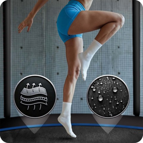Trampolina ogrodowa 8ft/252cm z siatką zewnętrzną i drabinką Neo-Sport