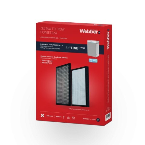 Zestaw filtrów powietrza Webber SKYLINE AP9750