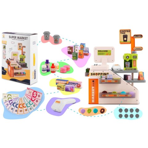 Interaktywna zabawka kasa sklepowa RK-822 Ricokids