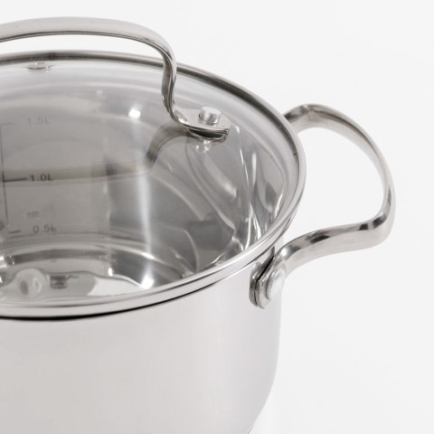 Komplet garnków 14 elementowy Smile MGK-22 z zestawem tarek Komplet garnków 14 elementowy Smile MGK-22 z zestawem tarek